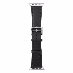 FORCELL F-DESIGN FA20 ekologiškos odos dirželis APPLE laikrodžiui 38 / 40 / 41 mm juodas