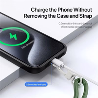 DUX DUCIS Plaz – kryžminė telefono dirželė – žalia