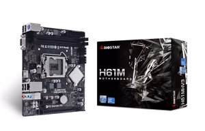 Biostar H61MHV3 материнская плата Intel H61 LGA 1155 micro ATX