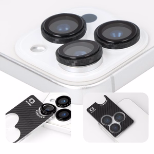 Grūdintas stiklas Tel Protect Titanium objektyvo 99% AR Aramid serija kamerai Iphone 15 Pro/15 Pro Max (3 vnt.)