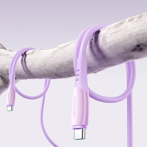 Joyroom S-A59 Vibrant Series 60W USB-C - USB-C Laidas 1.2m - violetinis