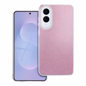 SHINING dėklas telefonui SAMSUNG S25 Edge rožinis