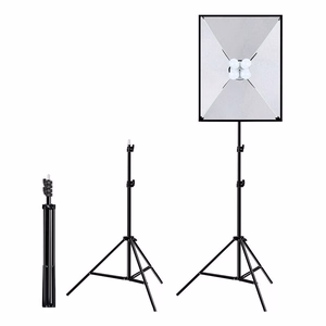 Puluz studijos rinkinys softbox 50x70cm, trikojis, LED lemputės 4 vnt. PU5071EU