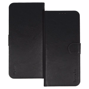Wonder Common universalus knyginis dėklas (L) iPhone 6 Plus/7 Plus/8 Plus/Xs Max/11 Pro Max/Samsung S20 FE/S21 FE juodas