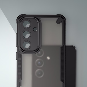 Defender Matinis dėklas for Samsung Galaxy S24 FE juodas