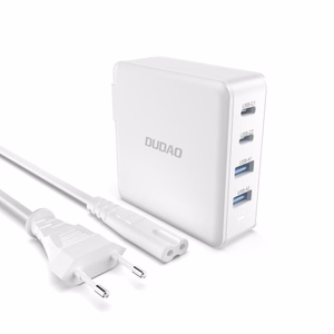 Įkroviklis Dudao A100EU Baltas 100W (2xPD / 2xQC3.0)
