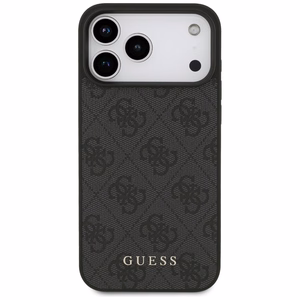 Guess 4G Classic dėklas, skirtas iPhone 17 Pro Max / 18 Pro Max – spalva: juoda