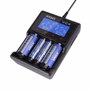 XTAR VC4 – USB akumuliatorių įkroviklis, 4 kanalai