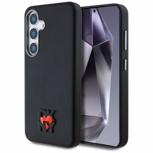 DKNY Odinis Heart of NY dėklas Samsung Galaxy S25 - Juodas