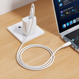 Kabelis silikoninis USB A į USB C Hoco 3A 1 m X124 baltas