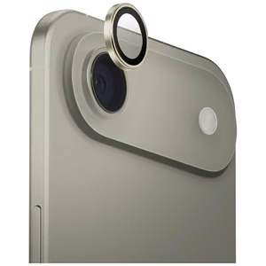 "Uniq Optix" aliuminio kameros objektyvo apsauga "iPhone Air" su aplikatoriumi - auksinė