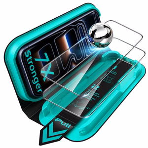 ESR UltraFit Armorite 2 vnt. grūdintų stiklų rinkinys, skirtas iPhone 18 Pro / 17 Pro, juodas