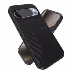 Speck Presidio2 Grip Magnet dėklas, skirtas Google Pixel 10 / 10 Pro, „Black / Slate Gray“ spalvos