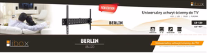 Libox LB-120 televizoriaus laikiklis 2,16 m (85") Juoda