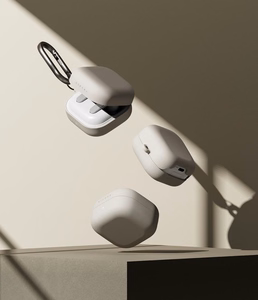 Ringke Silicone dėklas skirtas Samsung Galaxy Buds 4 / 4 Pro smėlio