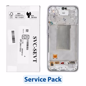 ServicePack LCD ekranas SAMSUNG A36 5G A366B violetinis GH82-36841D