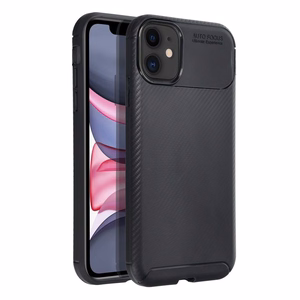 Dėklas telefonui CARBON PREMIUM IPHONE 11 juodas