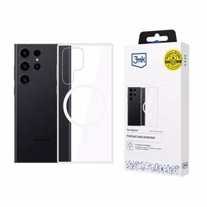 3mk Clear MagCase dėklas Samsung Galaxy S23 Ultra - skaidrus