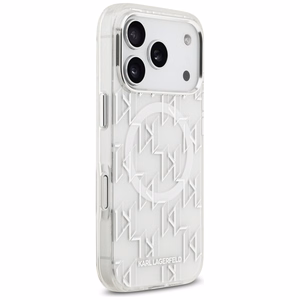 Karl Lagerfeld IML KL монограмма MagSafe чехол iPhone 17 Pro - белый