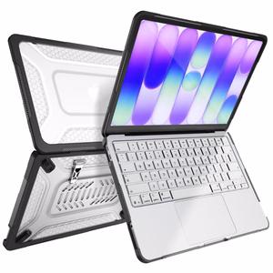 Tech-Protect Kevlar Pro чехол MacBook Neo 13" 2026 - черный и прозрачный