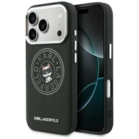 Karl Lagerfeld Point & Choupette Sketch MagSafe Case for iPhone 17 Pro Max - Black