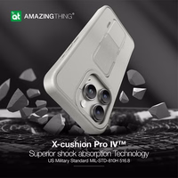 Amazing Thing Matte Pro Mag dėklas 12FT IP156.1PMPGY Iphone 15 Pro titano