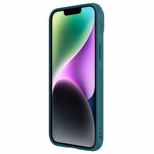 Nillkin CamShield odinis S dėklas iPhone 14 Plus su kameros dangteliu žalias