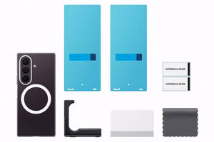 Samsung Galaxy Z Fold8 Ultra skaidrus magnetinis dėklas su 2 antirefleksinėmis plėvelėmis