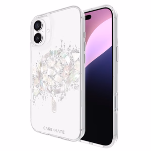 Case-Mate Karat MagSafe dėklas su perlamutro intarpais, skirtas iPhone 16 Plus, „A Touch of Pearl“