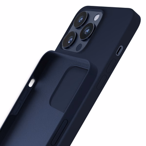 3mk Silikoninis dėklas iPhone 15 Pro Max - tamsiai mėlyna