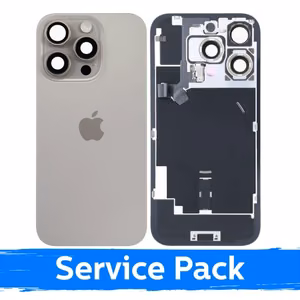 Galinis dangtelis skirtas Apple iPhone 16 Pro / Natural Titanium / (Service Pack)