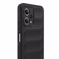 Magic Shield dėklas telefonui Xiaomi Redmi Note 12 5G / Poco X5 5G lankstus šarvuotas dėklas juoda