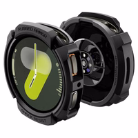 Spigen Rugged Armor dėklas Samsung Galaxy Watch 8 44mm - matinė juoda