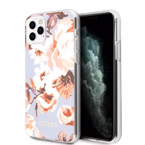 Guess GUHCN65IMLFL02 iPhone 11 Pro Max violetinė/violetinė N°2 Gėlių kolekcija