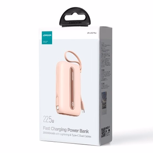 Išorinė baterija Joyroom „JR-L012 Plus Colorful“ Pink 20000mAh (22.5W)