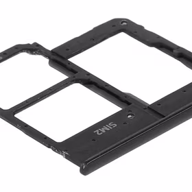 SIM kortelės laikiklis Samsung A202 A20e 2019 Black originalus (service pack)