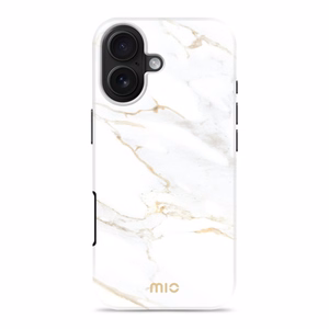 MIO White Marble Magsafe Dėklas iPhone 17