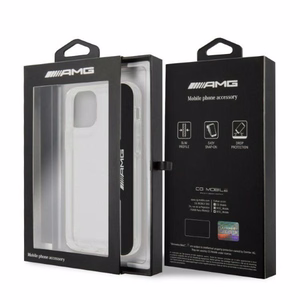 AMG elektroplokštės vertikalus dėklas iPhone 12 / iPhone 12 Pro - permatomas