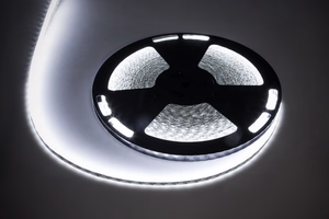 Rebel vandeniui atspari LED juosta, 25 m, šaltai balta, 1500 x 5050 SMD, 12 V