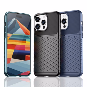 Бронированный iPhone 15 Pro Max Thunder Case - синий