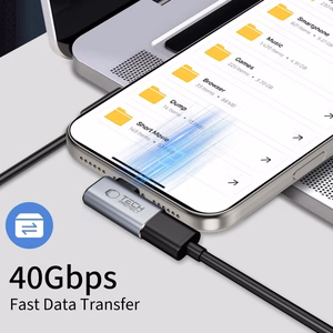 Tech-Protect Ultraboost AA01 USB-C kampinis adapteris - pilkas