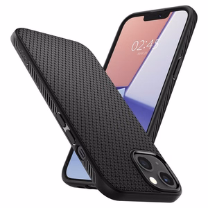 Spigen Liquid Air iPhone 13 dėklas - matinė juoda