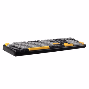 F108 Gray+Orange+Deep Gray Gasket klaviatūra su Volcano RGB jungikliais – AULA