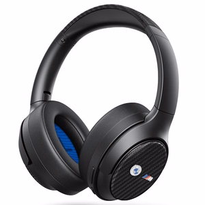 BMW Encmetal logotipai Bluetooth ANC apgaubiančios ausinės - juodos