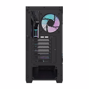 Darkflash DS900 AIR kompiuterio korpusas (juodas) su 6 ARGB ventiliatoriais