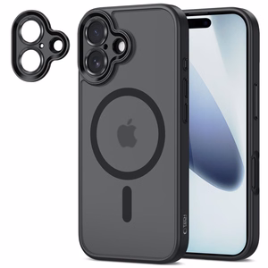 Tech-Protect MagCam MagSafe dėklas telefonui iPhone 17 - matinė juoda