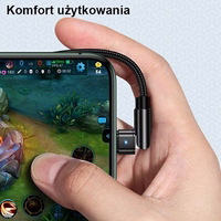 USAMS Laidas pintas sukamas U60 2A Lightning žalias 1m SJ476USB02 (US-SJ476)