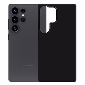 Силиконовый чехол 3mk для Samsung Galaxy S25 Ultra - чёрный