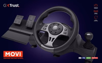 Trust GXT 289 Movi Juoda USB Vairas + pedalai Nintendo Switch, PlayStation 4, Xbox One S, Xbox One X, Xbox Series S, Xbox Series X