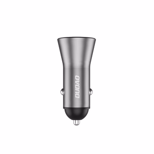 Automobilinis įkroviklis Dudao R4Max 55W USB-C/USB-A pilkas